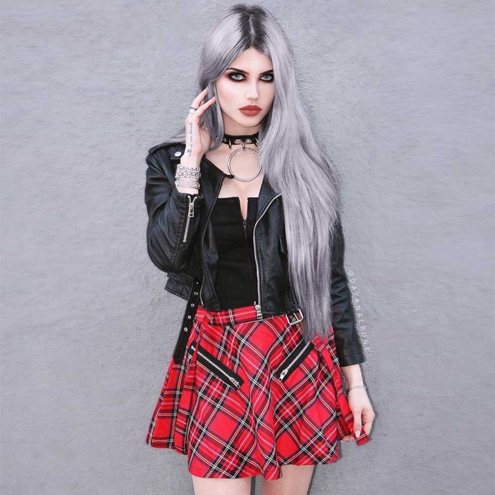 Banned - Highlife Pinafore Korte rok - Rood